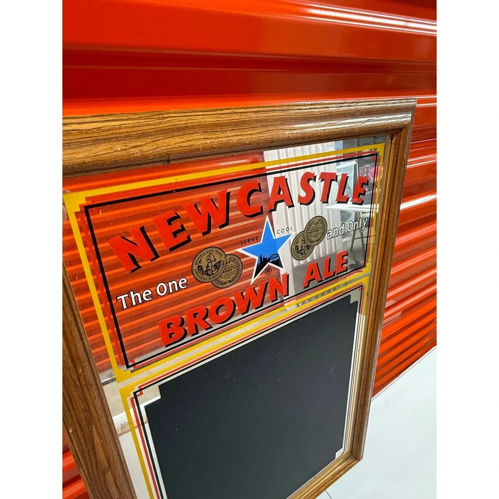 Vintage Bud Light Beer Bar Sign Mirrored Chalkboard Metal Frame 28
